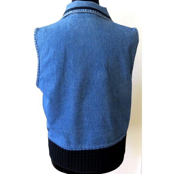 Dress Barn Vintage Denim Giraffe Vest with Giraffe Appliques  Medium  EUC - Picture 3 of 12